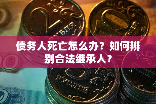 武汉债务人死亡怎么办？如何辨别合法继承人？