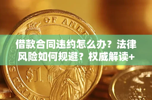 武汉借款合同违约怎么办？法律风险如何规避？权威解读+实用指南