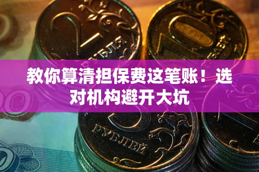 武汉教你算清担保费这笔账！选对机构避开大坑
