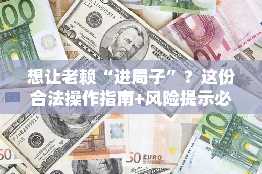 武汉想让老赖“进局子”？这份合法操作指南+风险提示必须看！