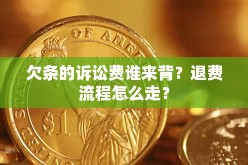 武汉欠条的诉讼费谁来背？退费流程怎么走？